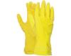 Werkhandschoenen Latex geel